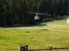 prilet vojaškega helikopterja